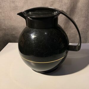 THERMOS Coffee Pot Model 360 Pitcher Carafe Black Vintage West Germany Food Serv